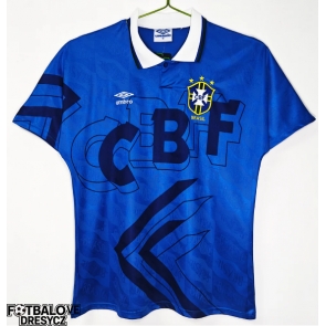 Brazílie 1992 Retro Venkovní Dres Krátký Rukáv